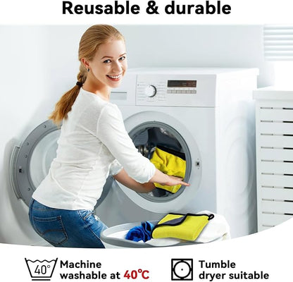 Magic Towel - Das Tuch, das jede Oberfläche blitzblank hinterlässt – ohne Streifen, Flusen oder Kratzer!
